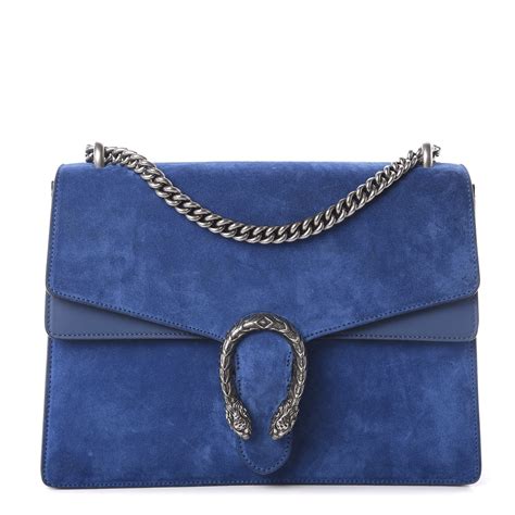 gucci dionysus blue suede